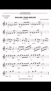 80K views · 421 reactions | “Ballade pour Adeline” sheet music  #balladepouradeline #pianist #sheetmusic #piano #pianolessons | The Keyz | Facebook