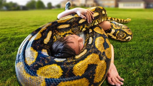 How a giant constrictor was able to overpower a child