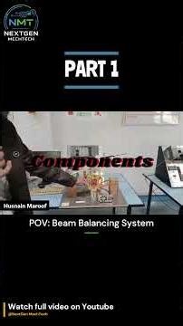 Part 1 – Smart Beam Balancing System Demo #shorts #engineering