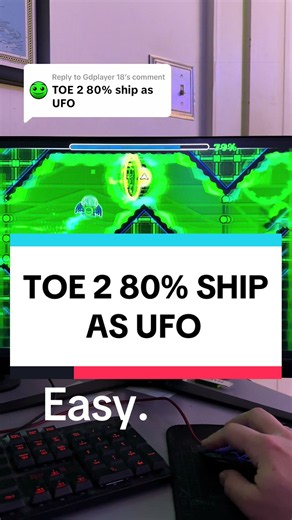Replying to @Gdplayer 18 Why do you do this to me? #geometrydash #gaming #robtop #ufo #toe2