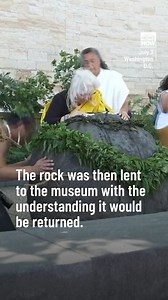 WATCH: An important Hawaiian stone that's been on display in the nation's capital for 20 years will soon be coming home. #HINews #HNN | Hawaii News Now