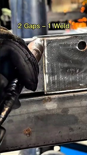 Two Gaps, One Perfect Weld 🔥 #welding #stickwelding #beginnerswelder #shorts