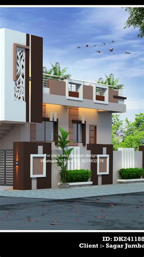 New single floor house elevation designs ❤❤ #houselevationdesign #housedesign