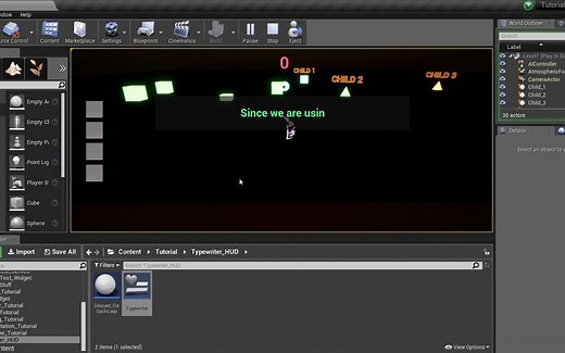 Unreal Engine 4 Tutorial_ For Each Loop With Delay（带延迟的For 循环）