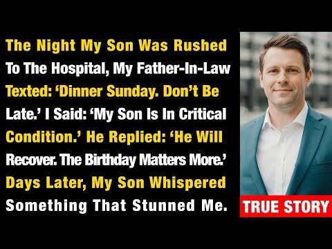 The Night My Son Was Rushed To The Hospital, My Father-In-Law Texted: ‘Dinner Sunday…