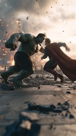 61K views · 1.6K reactions | Two legends. One impossible clash. Watch Hulk and Superman collide in this cinematic showdown #hulk #superman #hulkvssuperman #cinematicshort #superheroshowdown #aianimation #dcvsmarvel #epicfight #avengers #justiceleague #MarvelvsDc | Multiverse Mayhem | Facebook