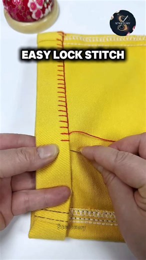 Sewionary on Instagram: "Hand Sewing Overcast Stitch #handsewing #stitch #diy"