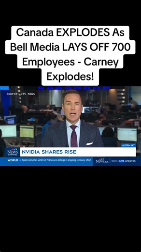 Canada EXPLODES As Bell Media LAYS OFF 700 Employees - Carney Explodes!