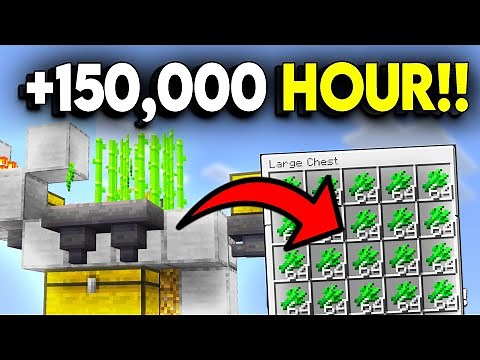 BEST SUGAR CANE Farm in Minecraft Bedrock MCPE Consoles 1.21!