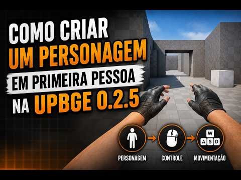 Como Criar um Personagem em Primeira Pessoa na UPBGE 0.2.5