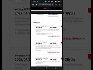 Asus ROG phone 5 - обновление до 12 андроида