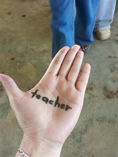 when the majority of you're student wants to be a teacher like you😊