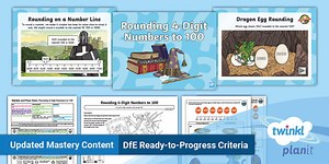 PlanIt Maths Year 4 Number and Place Value Lesson Pack 13: Rounding 4-Digit Numbers to the Nearest 100