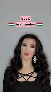 A vs O In Hungarian #learnhungarian