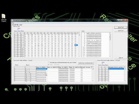 RFID Card Formatter for operating with RFID Mifare tags - Basic Functions (Windows)