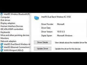 Fix Intel Wireless AC 3168 Not Working Error Code 10/43/45/56/39 Windows 11/10