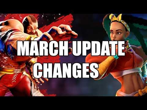 SF6 March Update Kimberly and Zangief Changes (meh)