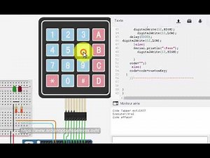 7-2 Arduino Pavé numérique (tinkercad)