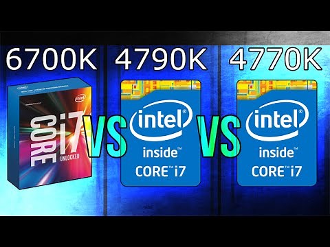 Intel i7-6700K vs i7-4790K vs i7-4770K