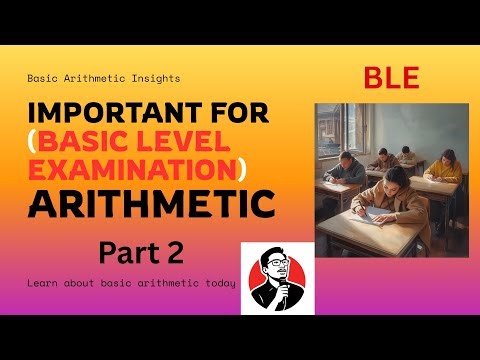 Important Questions of MATHEMATICS for BASIC LEVEL EXAM ARITHMETIC part 2