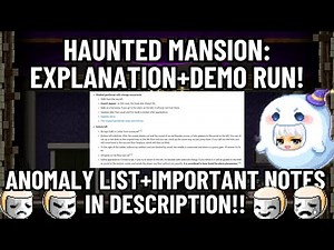 Haunted Mansion Explained+Full Anomaly Info! | v263 | GMS 2025 |