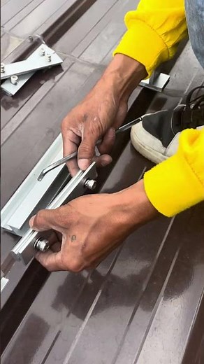 Splice rail aluminum connector for solar mounting connecting 2 rails #solarpanel #solarmounting