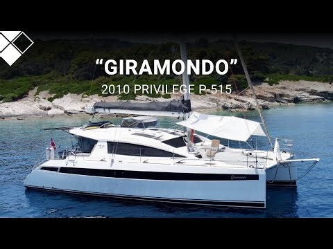 2010 Privilege 515 "Giramondo" For Sale with The Yacht Sales Co.
