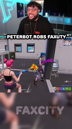 Peterbot robs Faxuty 😂#fortnite #gaming #fortniteclips