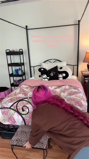 Improving My Bed-Making Habit: Day 2