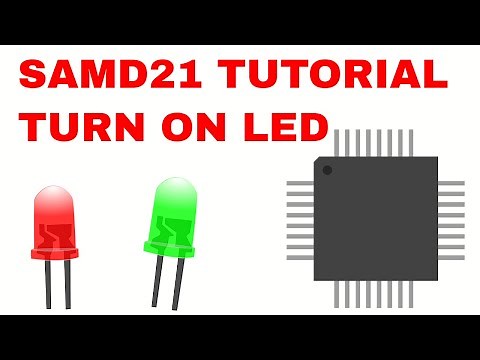 SAMD21 ARM Cortex Tutorial #1: Turn on an LED (Bare Metal)