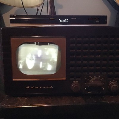 Vintage 7 inch 1948 Admiral TV model 19A11 TV Rebuilt | eBay