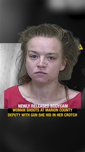 Newly released bodycam footage shows the moment Rheanna Harden, 23, shot a Marion County sheriff’s deputy early Monday with a gun hidden in the crotch of her pants while she was being taken to jail back in June 2025. According to spokesperson Valerie Strong, the suspect was in the deputy’s car when she fired a bullet that grazed his face. He fired back. The deputy and Harden were treated for their injuries and later released from the hospital, sheriff’s officials said. #bodycam #crime #marioncou