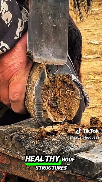 Donkey Hoof Cleaning Struggle