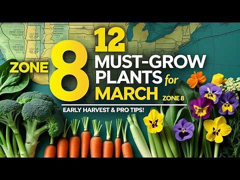 12 Must-Grow Plants for March in Zone 8: Early Harvest & Pro Tips!