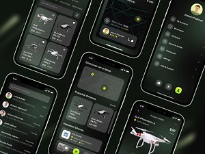 Mobile marketplace for drone renting
