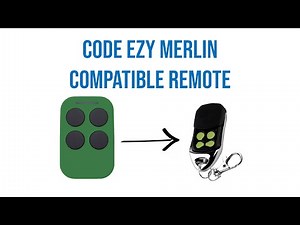 Code Ezy Merlin Compatible Remote Video Description