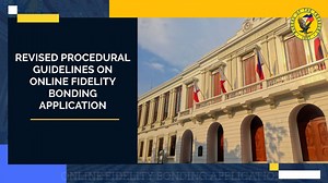 WATCH: Good news to all accountable public officials! You may now submit your Fidelity Bonding application online. In addition, you can also extend the validity of your Fidelity Bond up to three years. Here's how: | Bureau of the Treasury
