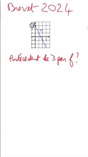 Brevet : Lire un graphique - Fonctions affine et linéaire (8b)