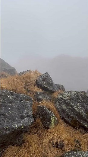 10/14 日光白根山、山頂付近、風雨強かった☔#白根山#登山#山#ロープウェイ #ロープウェイ