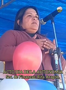 #SanAntonioDeLaPaz ACTO DÍA DE LA AUTONOMIA DE CATAMARCA: PALABRAS DE RITA ARAGÓN... Ayer, durante el Acto del Día de la Autonomía de Catamarca, la Secretaria de Finanzas de la Municipalidad de Icaño, Rita Aragón, hizo referencia al tiempo electoral que se vive, rumbo a las Elecciones Legislativas del próximo mes de octubre. | La Voz de Recreo