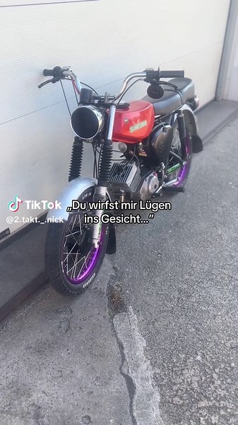 Du wirfst mir Lügen ins Gesicht - Simson Moped Customization