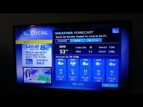 DirecTV The Weather Channel INTERACTIVE And Browsing