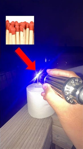 World’s Strongest Laser VS. Fire