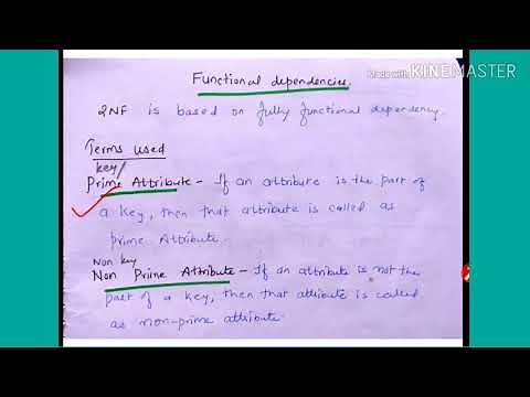 Prime and Non Prime attribute - lecture97/DBMS