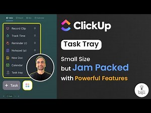 How to Use the Task Tray in ClickUp