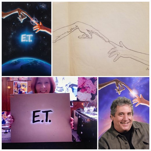 40th Anniversary of E.T. The Extra-Terrestrial: John Alvin E.T Movie Poster