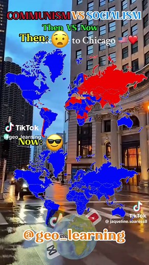 Communism vs Socialism Then vs Now #geolearning #mappingvideo #communism #socialism #thenvsnow