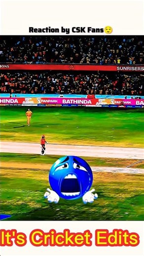 Real CSK Fan Sad Reaction After Ishan Kishan Golden Duck 💛😭 #shorts #viral