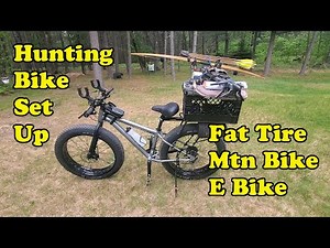 Hunting Bike Set Up Fat Tire Mountain Bike Or E Bike
