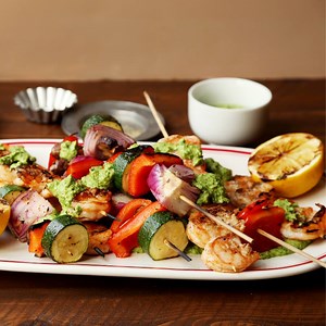 Dan refuels after a day of surfing with some grilled shrimp skewers. Make Shrimp Skewers: https://genius.kitchen/2P3HYi0 | Food.com